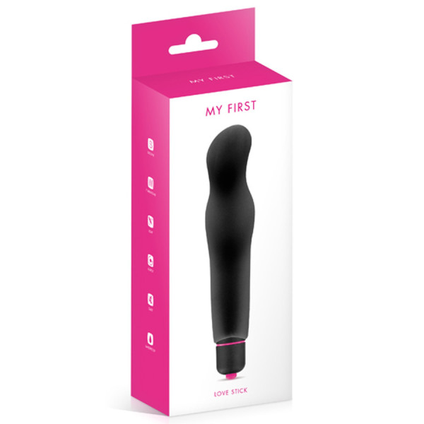 Vibromasseur noir 7 vitesses ondulé waterproof 